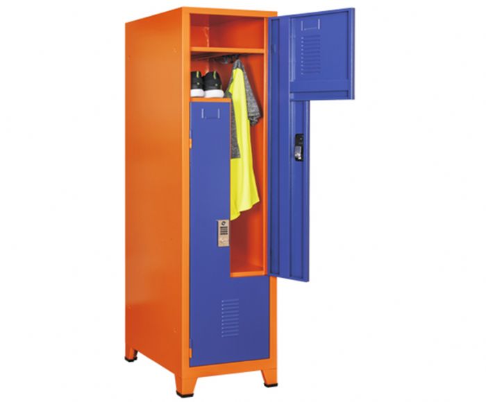 LOCKER CABINET WITH Z-DOORS FOR TWO
