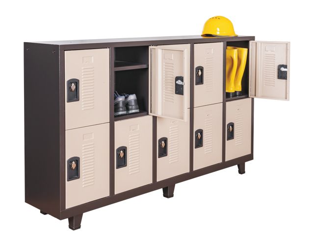 Military Type Boot Cabinet